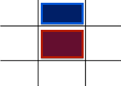 Red play move(1,1)